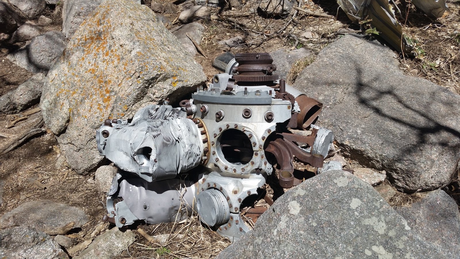 TWA flight 260 crash site. 